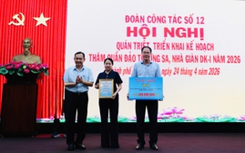 SAWACO ủng hộ 500 triệu đồng tới cán bộ, chiến sĩ nhà dàn DK1