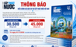 Tạp chí Cấp Thoát nước Việt Nam điều chỉnh giá bán từ ngày 1/7/2026