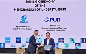 Ký kết MOU hợp tác giữa SAWACO và PUB Singapore