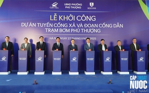 Khởi công dự án tiêu thoát nước tại phường Phú Thượng