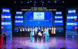 THUAN PHAT INC vào Top 50 Thương hiệu Xanh 2026