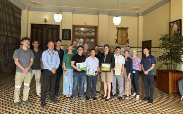 Công ty Nước sạch Hòa Bình đến thăm Nhà máy Cấp nước tại Cassowary (Australia)