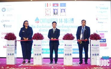 Hội Cấp Thoát nước Việt Nam tham dự Triển lãm Quốc tế về ngành Nước và nước thải Campuchia 2025