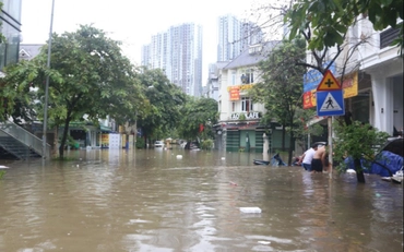 Hà Nội dự kiến đầu tư gần 5.600 tỷ đồng cho 10 dự án khẩn cấp chống úng ngập úng