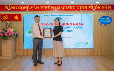 Công ty CP Cấp nước Trung An: Đạt chứng nhận ISO 9001:2015 về hệ thống quản lý chất lượng