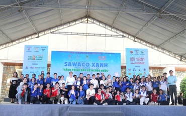 SAWACO đồng hành cùng tuổi trẻ trong chương trình "SAWACO xanh - Hành trình bảo vệ nguồn nước"