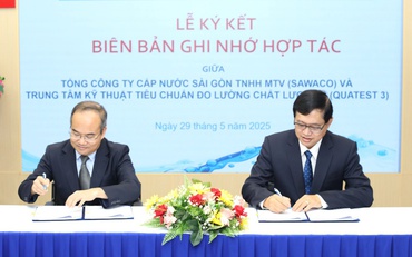 Ký kết biên bản ghi nhớ hợp tác giữa SAWACO và QUATEST 3