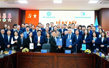 Tăng cường hợp tác đào tạo, nghiên cứu giữa Trường ĐH Xây dựng Hà Nội và Công ty TNHH MTV Nước sạch Hà Nội