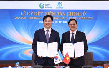 SAWACO và Cục Cấp nước Busan ký kết biên bản ghi nhớ