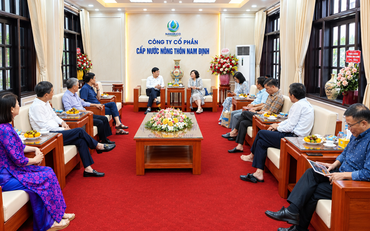 Cấp nước nông thôn Nam Định thành công từ mô hình doanh nghiệp sử dụng vốn vay Ngân hàng Thế giới