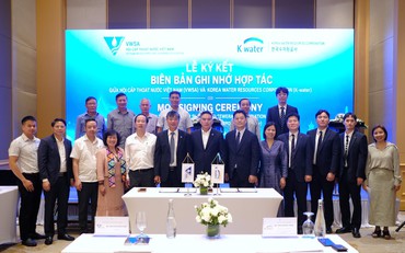 Hội Cấp Thoát nước Việt Nam và Tổng Công ty Tài nguyên Nước Hàn Quốc ký kết Biên bản ghi nhớ