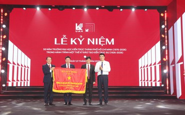 UAH kỷ niệm 50 năm thành lập, tiếp nối hành trình 100 năm đào tạo kiến trúc sư