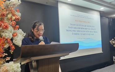 Tham vấn hướng dẫn triển khai PPP trong phục hồi nguồn nước