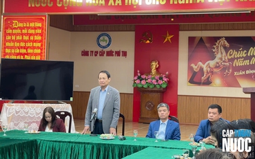 Cấp nước Phú Thọ giữ dòng chảy mùa xuân, vững nhịp sản xuất đầu năm mới