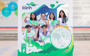 Ngôi trường miền Tây ghi dấu ấn tại cuộc thi Tiếng nói Xanh