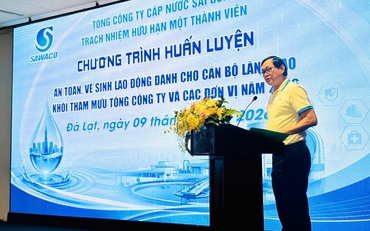 SAWACO tập huấn an toàn, vệ sinh lao động 2026