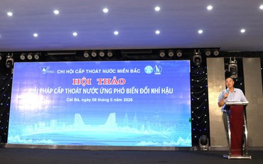 Chi hội Cấp Thoát nước miền Bắc tìm giải pháp ứng phó với biến đổi khí hậu