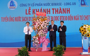Khánh thành tuyến ống D1200 đưa nước sạch về vùng hạ Tây Ninh