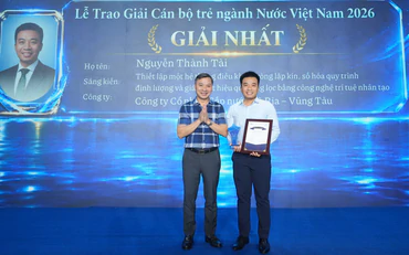 Vinh danh Cán bộ trẻ ngành Nước Việt Nam năm 2026