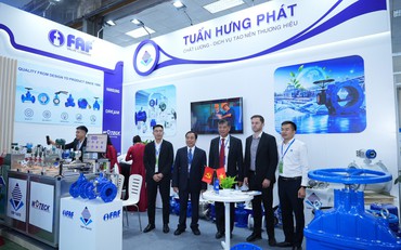 Thiết bị của Tuấn Hưng Phát thu hút khách tham quan Vietnam Water Week 2026