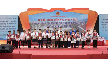 Doanh nghiệp ngành Nước tiếp sức học sinh trong mùa tựu trường