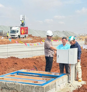 Tuyến ống 46 tỷ đồng cung cấp nước sạch cho sân bay Long Thành vừa hoàn thành