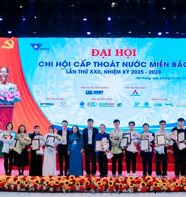 Trao giải Đồ án xuất sắc sinh viên ngành Nước năm 2025 khu vực miền Bắc