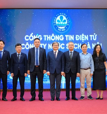 Ra mắt Cổng Thông tin điện tử Công ty Nước sạch Hà Nội