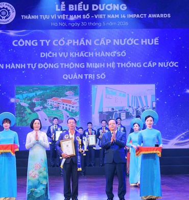 HueWACO ghi dấu ấn tại Lễ Biểu dương Thành tựu tác động vì Việt Nam Số 2026