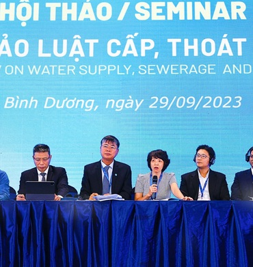 VWSA - Tiếng nói chuyên môn trong xây dựng và hoàn thiện chính sách ngành Cấp Thoát nước