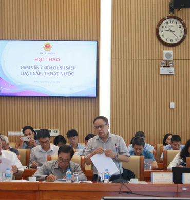 Để Luật Cấp, Thoát nước trở thành động lực phát triển của ngành