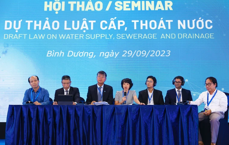 Hội thảo Dự thảo Luật Cấp Thoát nước trong khuôn khổ Tuần lễ ngành Nước Việt Nam - Vietnam Water Week 2023