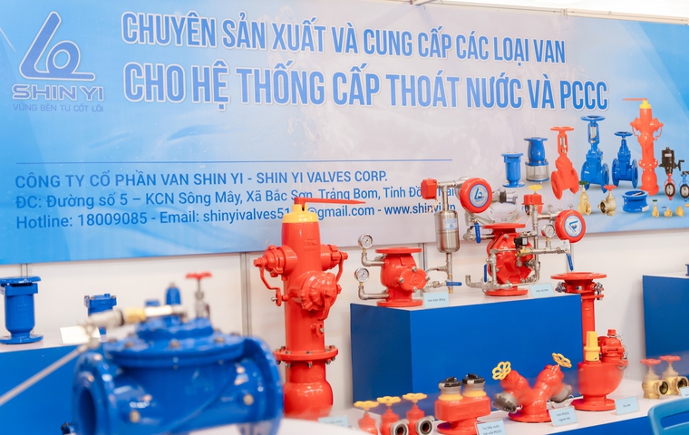 Shin Yi cung cấp các loại van cho hệ thống Cấp Thoát nước và PCCC