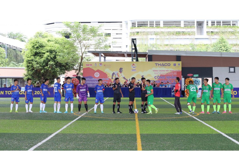 Công đoàn Tổng Công ty Cấp Nước Sài Gòn (Sawaco) - Công đoàn Quảng Nam tại Vòng Chung kết Toàn quốc - Giải vô địch bóng đá công nhân toàn quốc 2023