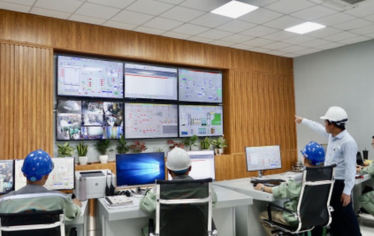 Trung tâm điều hành tổ máy phát điện 5MW do Biwase thiết kế.