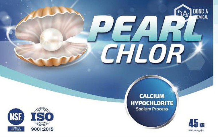 Pearl Chlor là sản phẩm được sản xuất bởi công ty cổ phần Đông Á