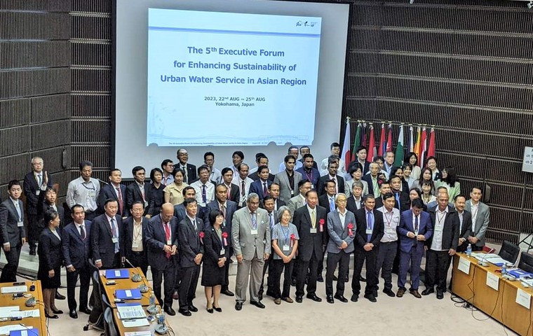 HueWACO tham dự Diễn đàn lần thứ 5 về tăng cường tính bền vững của dịch vụ nước đô thị ở khu vực Châu Á tại Nhật Bản