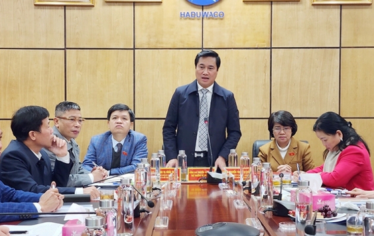 Thứ trưởng Bộ Xây dựng Nguyễn Tường Văn phát biểu