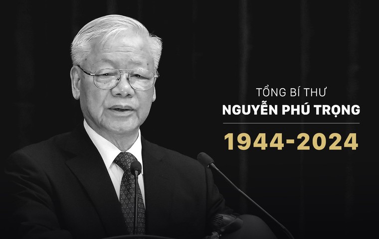 Tổng Bí thư Nguyễn Phú Trọng từ trần vào hồi 13h38 ngày 19/7/2024 tại Bệnh viện Trung ương Quân đội 108.