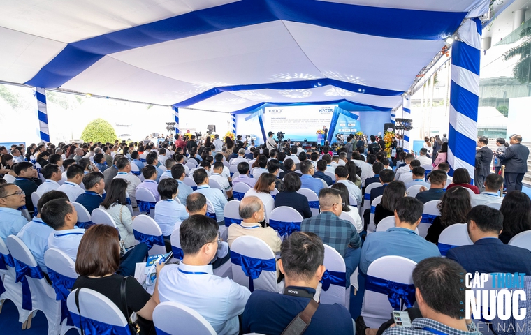 Sự kiện Vietnam Water Week hằng năm thu hút đông đảo sự quan tâm của khán giả