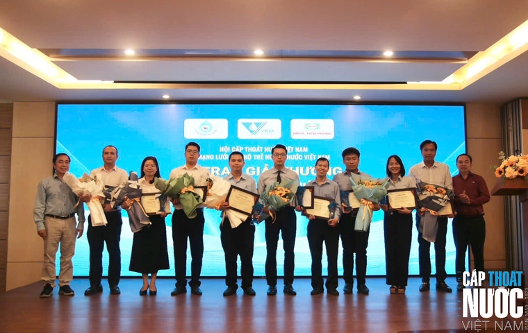 Hội Cấp Thoát nước Việt Nam đã tổ chức Lễ trao Giải thưởng Cán bộ trẻ ngành Nước Việt Nam 2025.