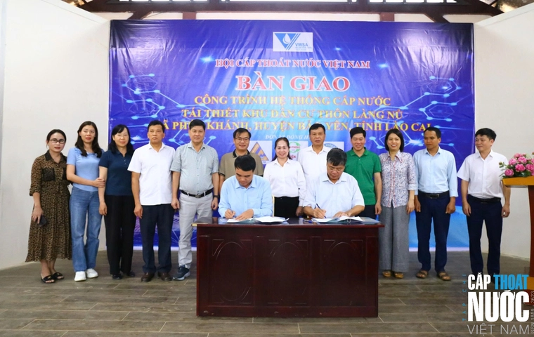 Hành trình thiện nguyện năm 2025 để lại dấu ấn với công trình cấp nước sạch tại Làng Nủ.