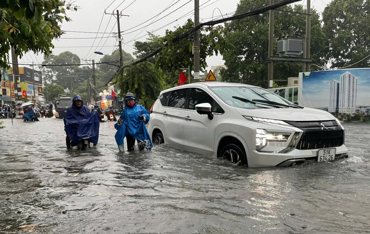 Ngập lụt đô thị tại các thành phố lớn khi xảy ra mưa lớn diện rộng 