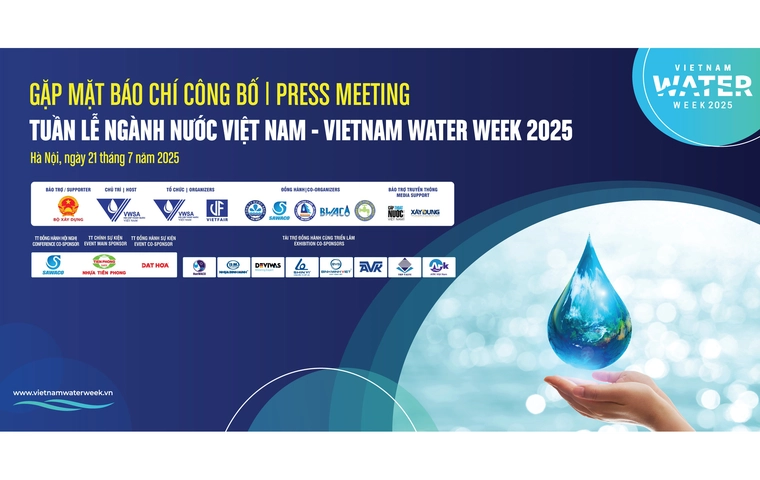 Tạp chí Cấp Thoát nước Việt Nam trân trọng giới thiệu Thông tin báo chí công bố Tuần lễ ngành Nước Việt Nam - Vietnam Water Week 2025