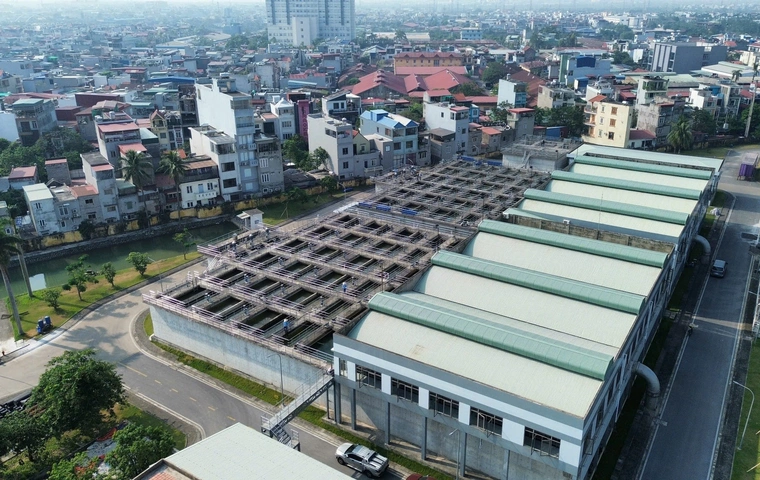 Khu xử lý Nhà máy nước An Dương.