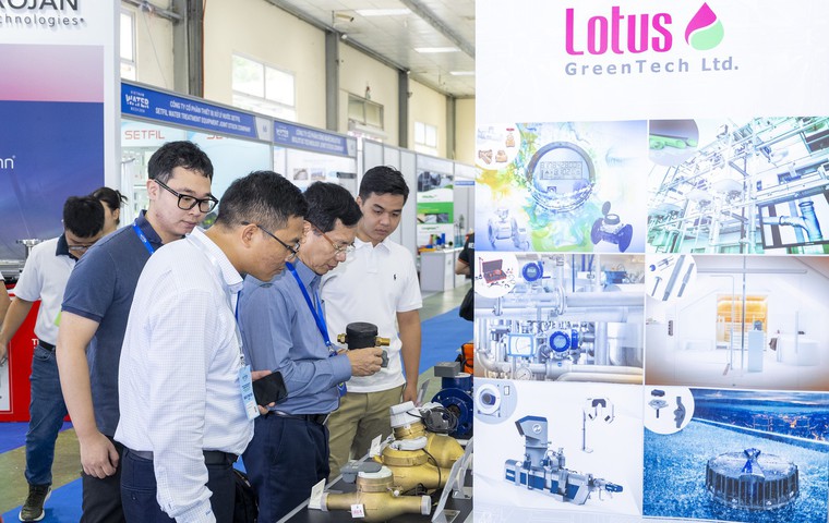 Lotus Greentech mang công nghệ xanh châu Âu đến Vietnam Water Week 2026.