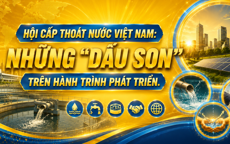 Hội Cấp Thoát nước Việt Nam (VWSA): Những "dấu son" trên hành trình phát triển